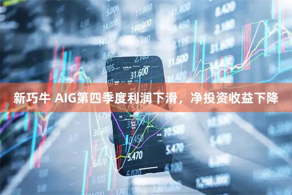 新巧牛 AIG第四季度利润下滑，净投资收益下降